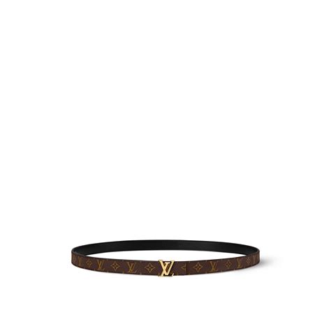 cintura louis vuitton reversibile blu e marrone